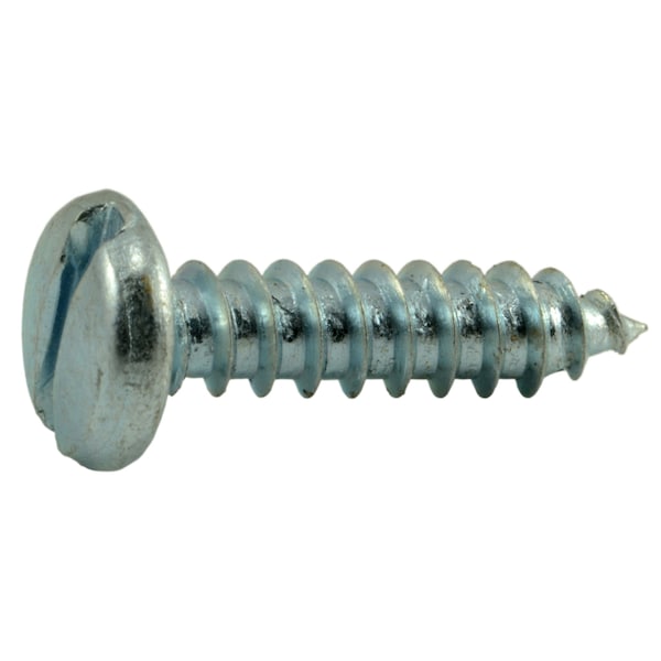 Midwest Fastener Sheet Metal Screw, #10 x 3/4 in, Zinc Plated Steel Pan Head Slotted Drive, 65 PK 62093 - main